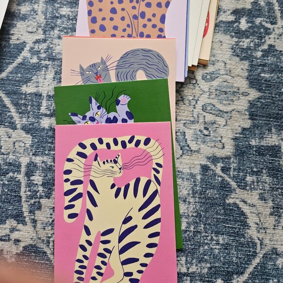 100 cat cards from 10 different artists - Picture 6 of 7